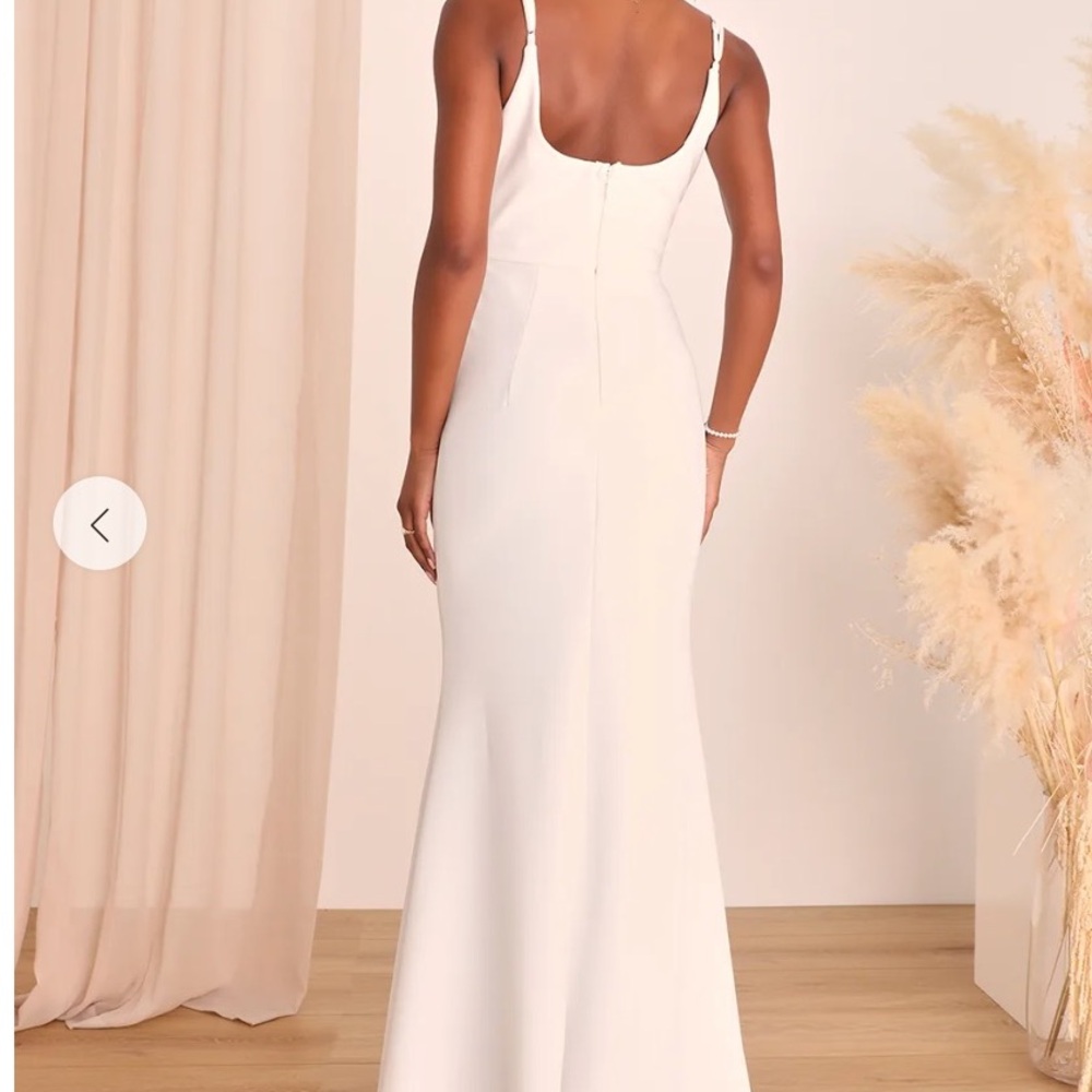 White Lulus dress, brand new never worn, super cute!